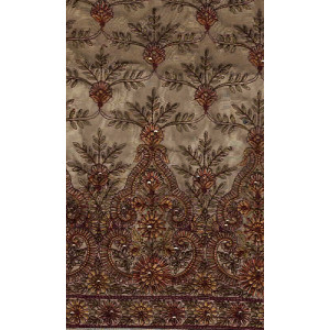 Kashmiri Stitch Allover Garment Embroidery Design 14116