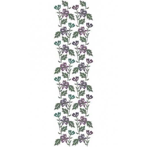 Allover Wool Dress Embroidery Design 14451