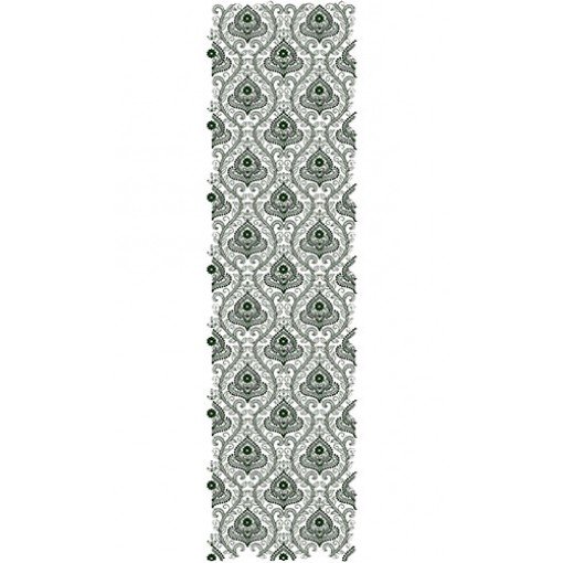 Allover Wool Dress Embroidery Design 14480