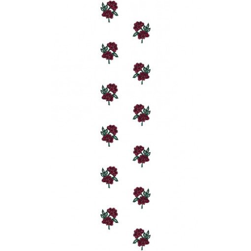 Latest Skirt Embroidery Garment Design 14990