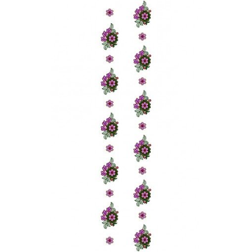 Beautiful All Over Embroidery Design 15398
