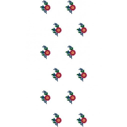 African Dress Allover Embroidery Design 15803