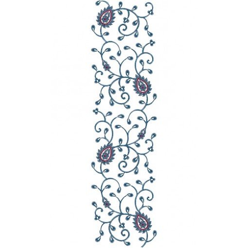 Patches Allover Flat Embroidery Designs 15918