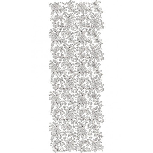 Paisley All Over Stencil Design 15946