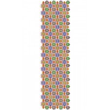 African Dress Embroidery Allover Design 16451