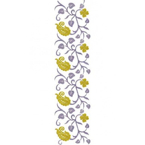 Fantastic Dress Garment All Over Embroidery Design 16640