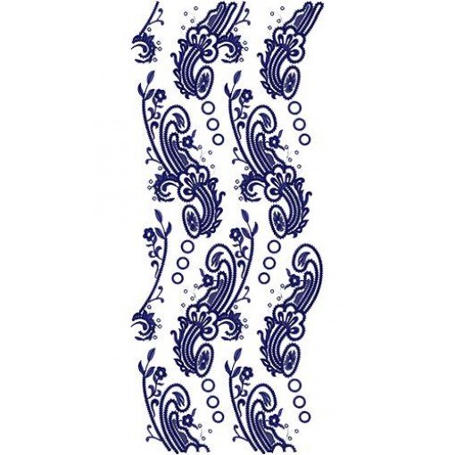Vintage Matyo All Over Embroidery Design 16647
