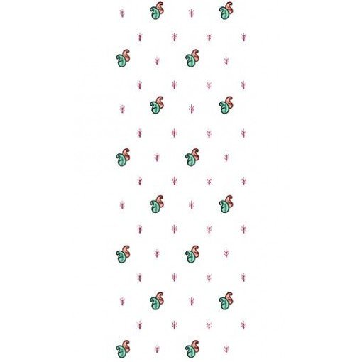 Mukaish All Over Embroidery Design 16939