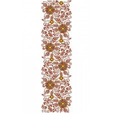 All Over Jaal Embroidery Design 17193