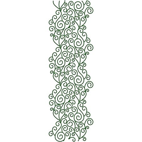 Abstract Ornament Garment Embroidery Design