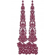 Luxury Embroidery Curtains Allover Designs