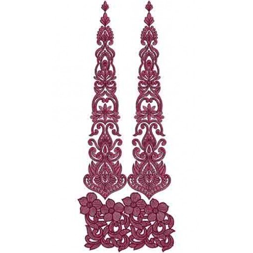 Luxury Embroidery Curtains Allover Designs