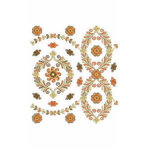 Allover Embroidery Design 18574