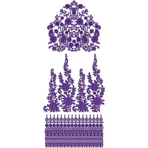 Allover Embroidery Design 18793