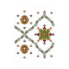 Allover Embroidery Design 19156