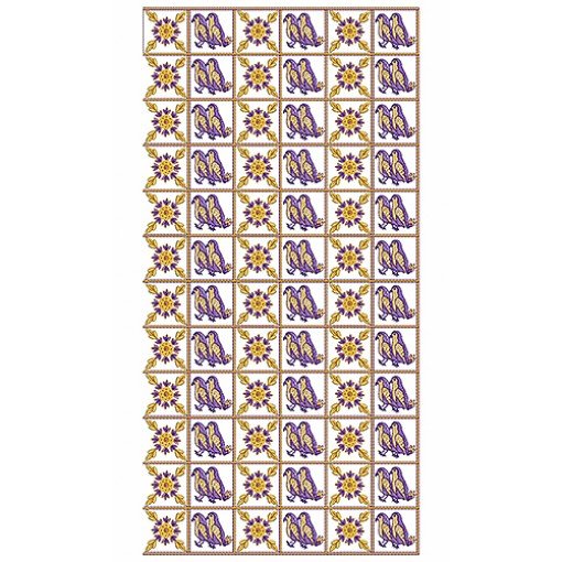 Allover Embroidery Design 19163