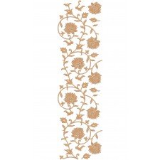 Curtain Embroidery Design 21079