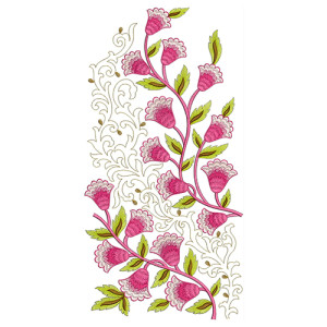 Allover Embroidery Design 22184