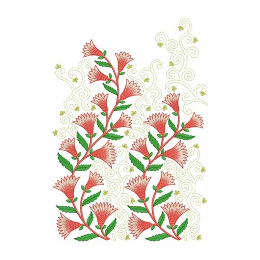 Allover Embroidery Design 22185