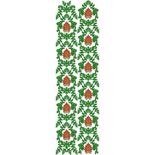 Rosemaling Allover Embroidery Design 22422