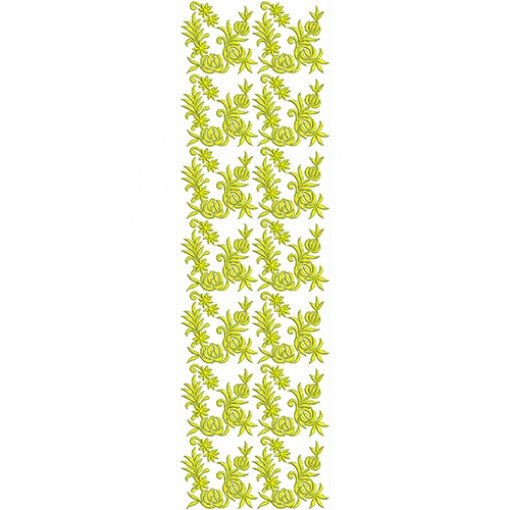 Bell Skirt Allover Embroidery Design 22450