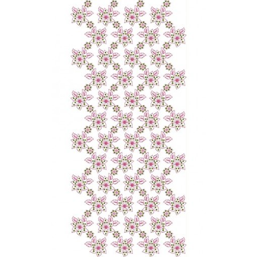 Dupatta Allover Embroidery Design 22502