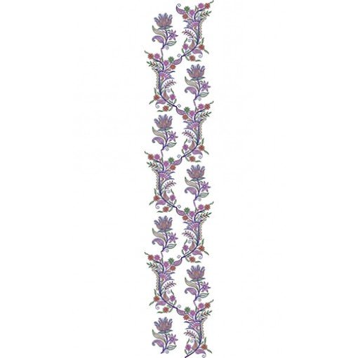 Chain Stitch Allover Embroidery Design 22554