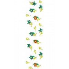 Superb Flower Allover Embroidery Design 22558