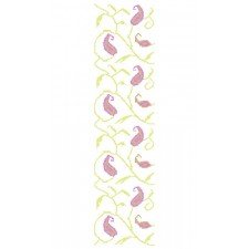 Paisley Cross Stitch Allover Embroidery Design 23096