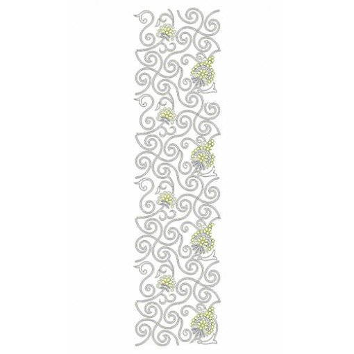 Chain Stitch Allover Embroidery Design 23232