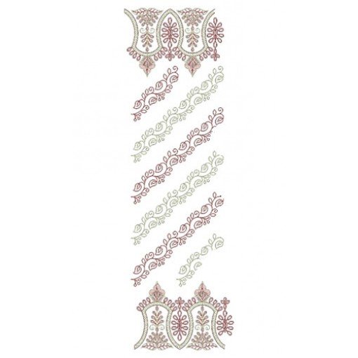 Chain Stitch Allover Embroidery Design 23242