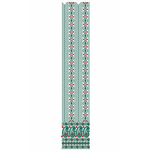 Elegant All Over Embroidery Design 23460