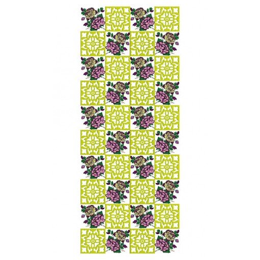 All Over Lump Fancy Embroidery Design 23525