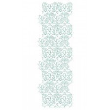 Lotus Chain Stitch All Over Design 23728