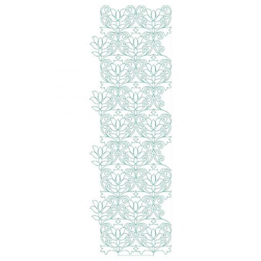 Lotus Chain Stitch All Over Design 23728