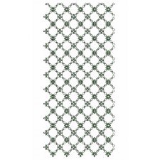 Flower Rhombus All Over Design In Embroidery 23873
