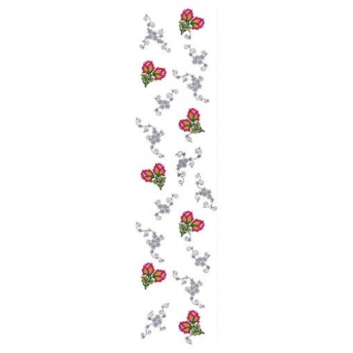 Vivid All Over Embroidery Design 24151