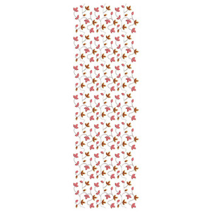 Triplets Leaf Bunch In Allover Embroidery 24379