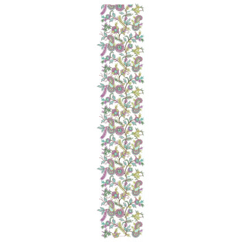 Kashmiri Winter Shawl Embroidery Design 25027