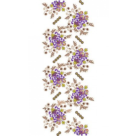 Midi Dress Allover Garment Embroidery Design Midi Dress Allover Garment Embroidery Design