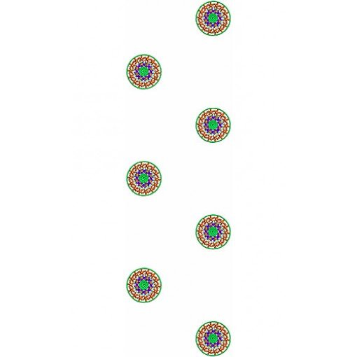 Tunisian Fashion Embroidery Allover Garment Design