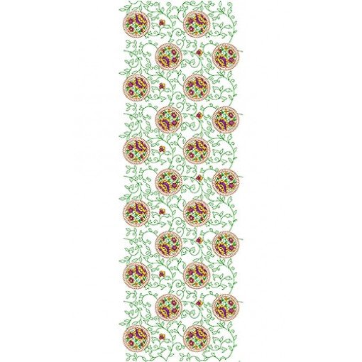 Tunisian Garment Art Embroidery Design