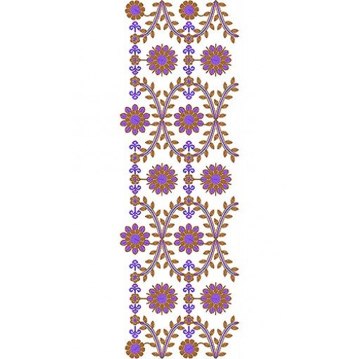 Allover Garment 3 5mm Double Sequins Embroidery Design