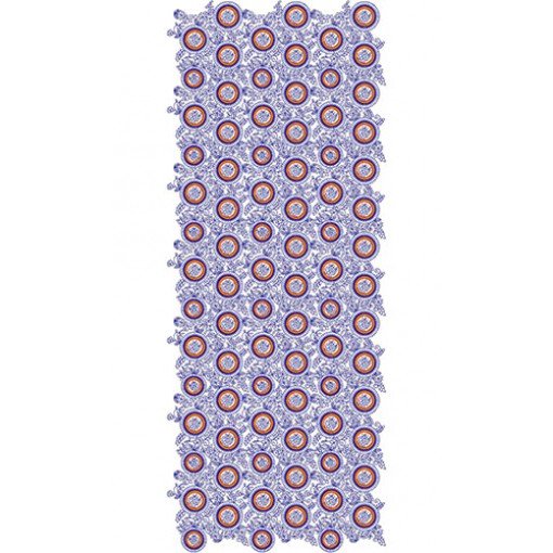 Organza Wedding Fabric Allover Design