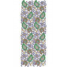 Women's Floral Skirt Allover Embroidery Design
