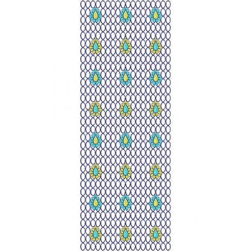 Mini Skirt Allover Embroidery Design