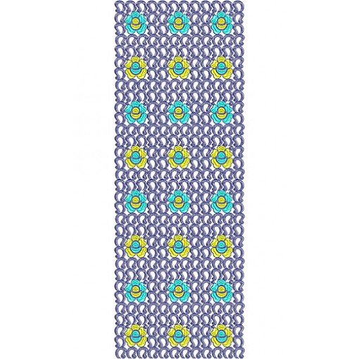 Young Girls Skirt Embroidery Design