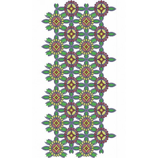 Fashion Garment Embroidery Machine Design