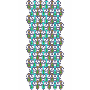 Decorative Pattern Allover Embroidery Design