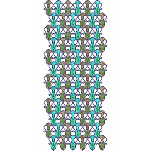 Decorative Pattern Allover Embroidery Design